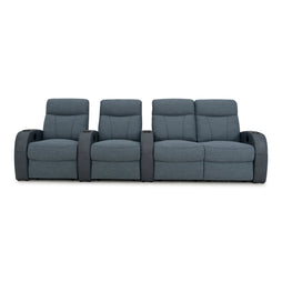 Rialto Italian Leather & Fabric Home Theater Seating