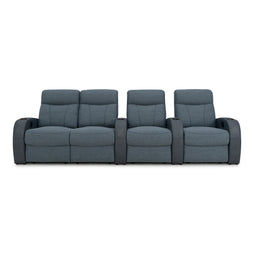 Rialto Italian Leather & Fabric Home Theater Seating