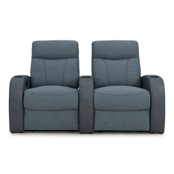 Rialto Italian Leather & Fabric Home Theater Seating
