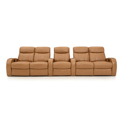 Rialto Italian Leather Home Theater Seating