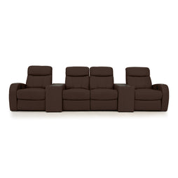 Rialto Italian Leather Console Table Home Theater Seating