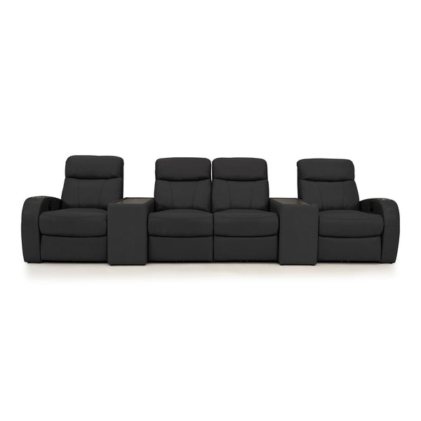 Rialto Italian Leather Console Table Home Theater Seating