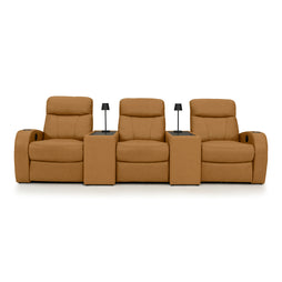 Rialto Italian Leather Console Table Home Theater Seating