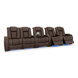 Diamante Italian Leather Zero Gravity Home Theater Seating