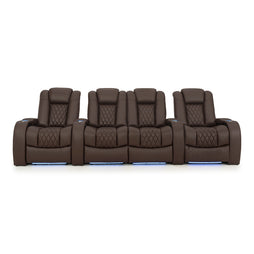 Diamante Italian Leather Zero Gravity Home Theater Seating