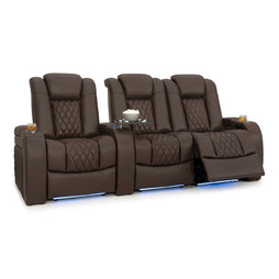 Diamante Italian Leather Zero Gravity Home Theater Seating