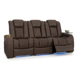Diamante Italian Leather Zero Gravity Home Theater Seating