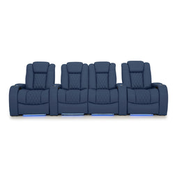 Diamante Italian Leather Zero Gravity Home Theater Seating