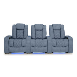 Diamante Italian Leather Zero Gravity Home Theater Seating