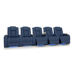 Diamante Italian Leather Zero Gravity Home Theater Seating