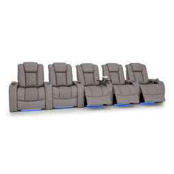Diamante Italian Leather Zero Gravity Home Theater Seating