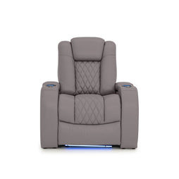 Diamante CoolZeroᵀᴹ Italian Leather Home Theater Seating Single Recliner