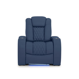 Diamante CoolZeroᵀᴹ Italian Leather Home Theater Seating Single Recliner