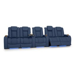 Diamante Italian Leather Zero Gravity Home Theater Seating