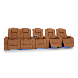 Diamante Italian Leather Zero Gravity Home Theater Seating