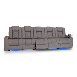 Diamante Italian Leather Zero Gravity Home Theater Seating