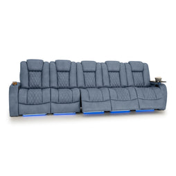 Diamante Italian Leather Zero Gravity Home Theater Seating