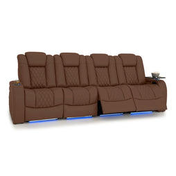 Diamante Italian Leather Zero Gravity Home Theater Seating