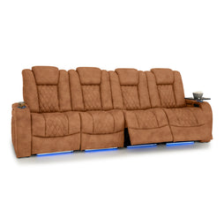 Diamante Italian Leather Zero Gravity Home Theater Seating