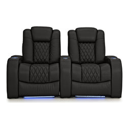 Diamante Italian Leather Zero Gravity Home Theater Seating