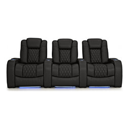 Diamante Italian Leather Zero Gravity Home Theater Seating