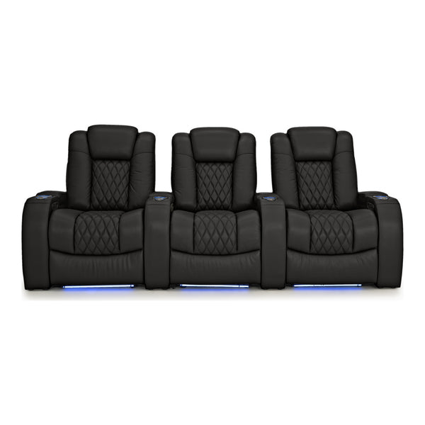 Diamante Italian Leather Zero Gravity Home Theater Seating