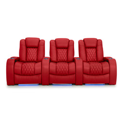Diamante Italian Leather Zero Gravity Home Theater Seating