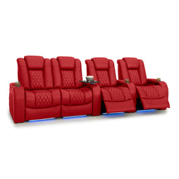 Diamante Italian Leather Zero Gravity Home Theater Seating