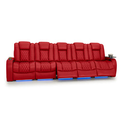 Diamante Italian Leather Zero Gravity Home Theater Seating