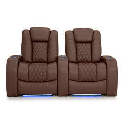 Diamante Italian Leather Zero Gravity Home Theater Seating