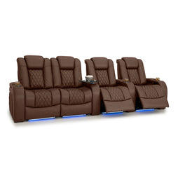 Diamante Italian Leather Zero Gravity Home Theater Seating