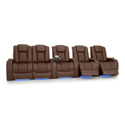 Diamante Italian Leather Zero Gravity Home Theater Seating