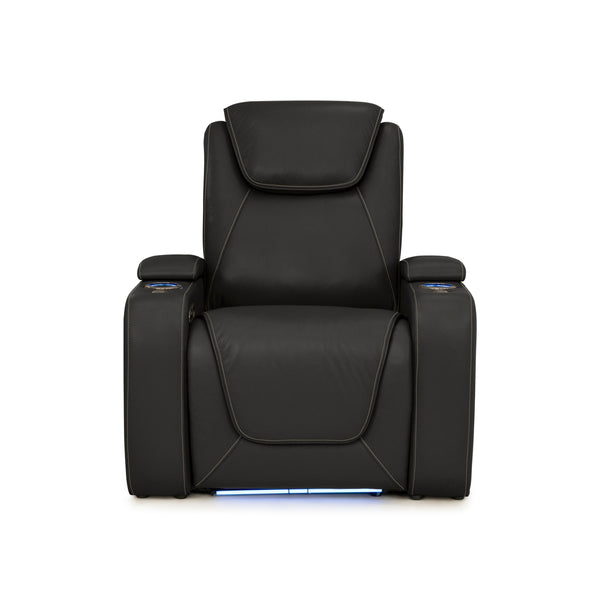 Equinox CoolZeroᵀᴹ Italian Leather Home Theater Seating Single Recliner