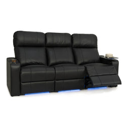 Julius Italian Leather Big & Tall Home Theater Seats