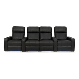 Julius Italian Leather Big & Tall Home Theater Seats