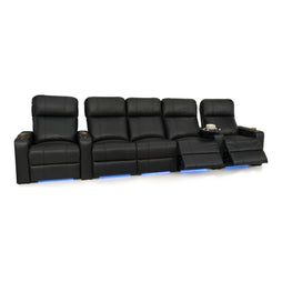 Julius Italian Leather Big & Tall Home Theater Seats