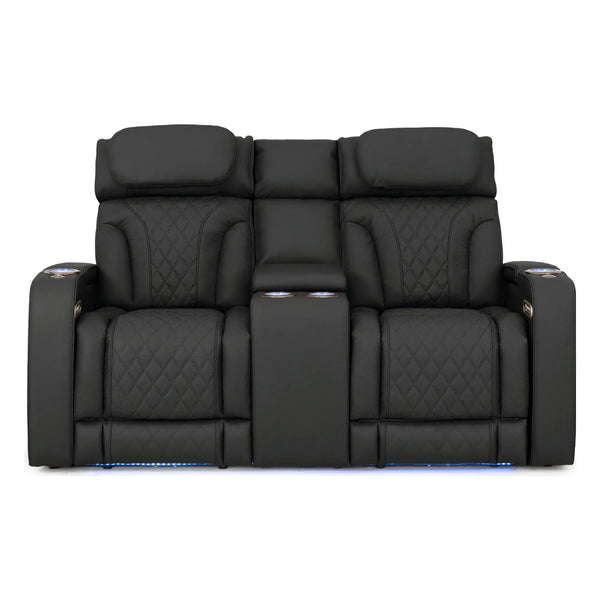 Luminis 365 HeatZeroᵀᴹ Leather Home Theater Loveseat