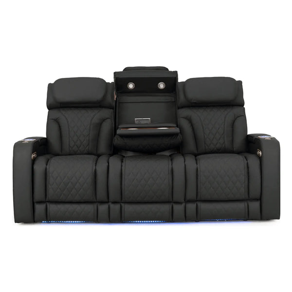 Luminis 365 HeatZeroᵀᴹ Leather Home Theater Sofa