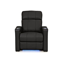 Napa Italian Leather Spacesaver Home Theater Seating Single Recliner