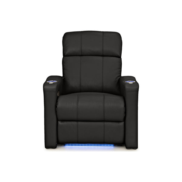Napa Italian Leather Spacesaver Home Theater Seating Single Recliner