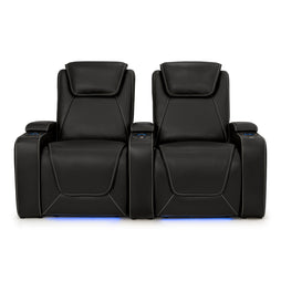 Paladin Italian Leather Heat & Massage Home Theater Seating