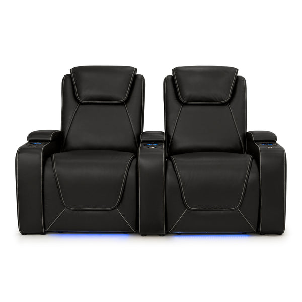 Paladin Italian Leather Heat & Massage Home Theater Seating