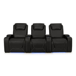 Paladin Italian Leather Heat & Massage Home Theater Seating