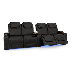Paladin Italian Leather Heat & Massage Home Theater Seating