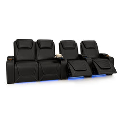 Paladin Italian Leather Heat & Massage Home Theater Seating