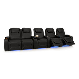 Paladin Italian Leather Heat & Massage Home Theater Seating