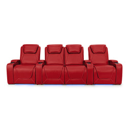 Paladin Italian Leather Heat & Massage Home Theater Seating
