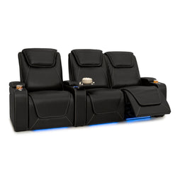 Pantheon Italian Leather Big & Tall Home Theater Seating