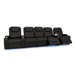 Pantheon Italian Leather Big & Tall Home Theater Seating