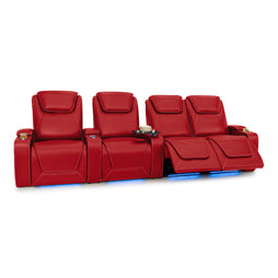 Pantheon Italian Leather Big & Tall Home Theater Seating